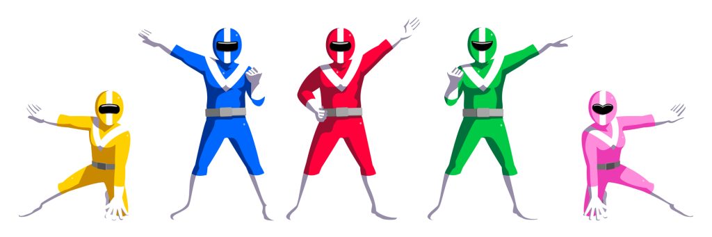 イラストの依頼先候補は5つ!5人のヒーロー戦隊